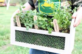 Herb Garden Planter Make This Wood And