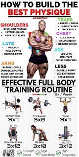 how to build the best physique