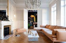 chic parisian living room