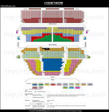 lyceum theatre london seat map and