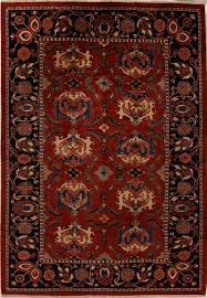 persian moshk abad red rectangle 11x16
