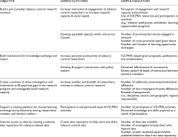 Ice Project Objectives Outcomes And Sample Indicators Download Table
