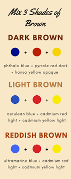 How To Make Brown Paint 3 Common