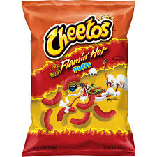 cheetos puffs flamin hot cheese