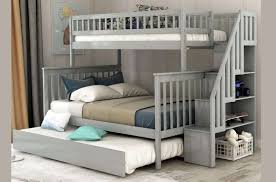 White Bunk Bed T2594 Bedroom Furniture