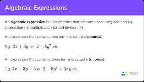 algebraic expressions gcse maths