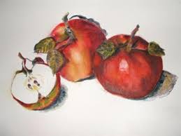 Still Life Painting Red Apples