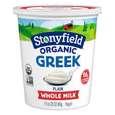 stonyfield organic whole milk probiotic