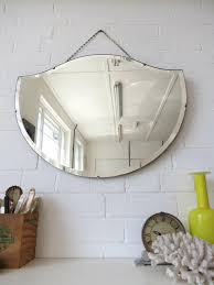Art Deco Bevelled Edge Wall Mirror