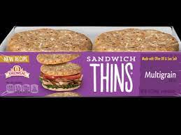sandwich thins multigrain nutrition
