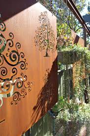 Corten Steel Garden Screens