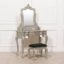 french style silver dressing table
