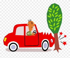 Car crashes cartoons and comics. Vector Illustration Of Car Motorist Driver Has Accident Cartoon Car Crash Into Tree Clipart 3797740 Pinclipart