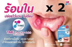time ulcer patch for canker sores