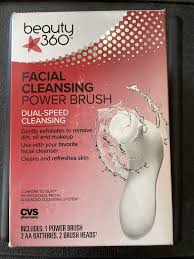 beauty 360 cleansing power brush dual sd cvs brand new