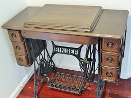 the old treadle sewing machine