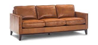 Thorpe Leather Sofa By Thomas Cole