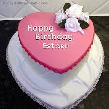 birthday cake for esther