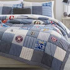 Mlb Patchwork Quilt Pottery Barn Teen