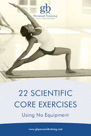 22 scientific core exercises using no