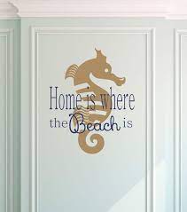 Beach Wall Decal Home Is Where The