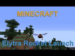 elytra launching with firework rockets