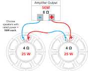 Image of series/parallel speaker wiring diagram