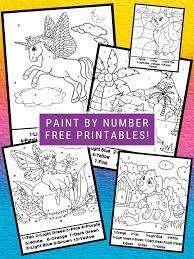 5 Free Printable Paint By Numbers Let