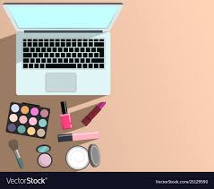 makeup and beauty laptop computer