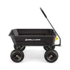 4 Cu Ft Poly Garden Dump Garden Cart