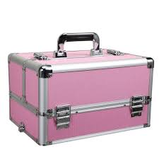 pink salon beauty makeup trolley case