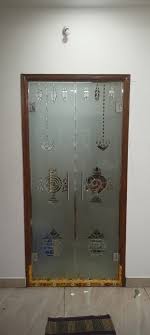 Glass Pooja Door In 2023 Room Door