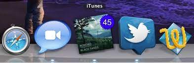 replace itunes dock icon with al art