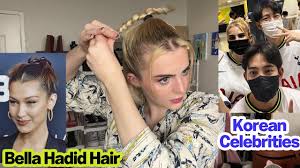bella hadid hair tutorial