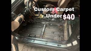 diy custom car carpet project prelude