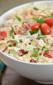 creamy bowtie pasta salad recipe