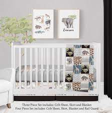 safari crib bedding baby nursery