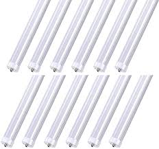 Cnsunway Lighting 8ft Led Bulbs 45 Watts 5000k Daylight Ballast Bypass 4800lm Frosted Cover Replace Old Fluorescent Light Fixture 12 Pack Amazon Com