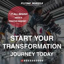 flying wheels indoor cycling studio in