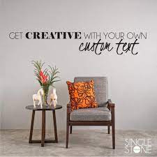 Custom Wall Decal Quote Create Your Own