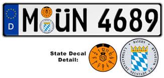 Get to know the federal state of hardworking gourmets. German License Plates License Plates History