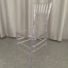 whole wedding transpa chair and