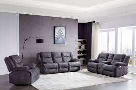 brady 7 seater fabric recliner sofa