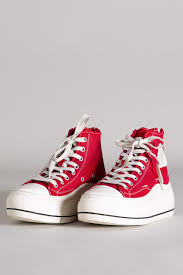 R13 Men's Kurt High Top Sneaker - Red