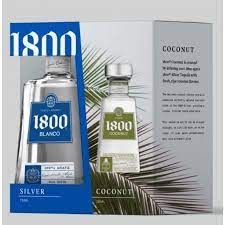 1800 silver tequila 750 ml gift set