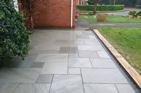 Grey Sandstone Paving Slabs Lantoom