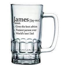 Beer Glass Tankard By The Letteroom
