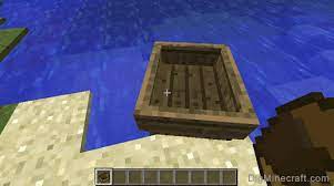 Add the wood planks and wooden shovel to the menu. How To Use A Boat In Minecraft