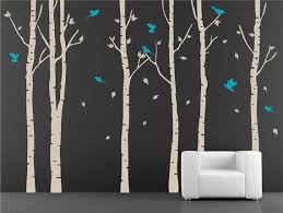tree wall decal birch trees wall decals