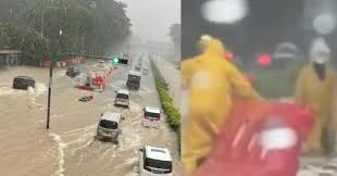 Flash floods in singapore, 17 april 2021. B D P8pkeoki M